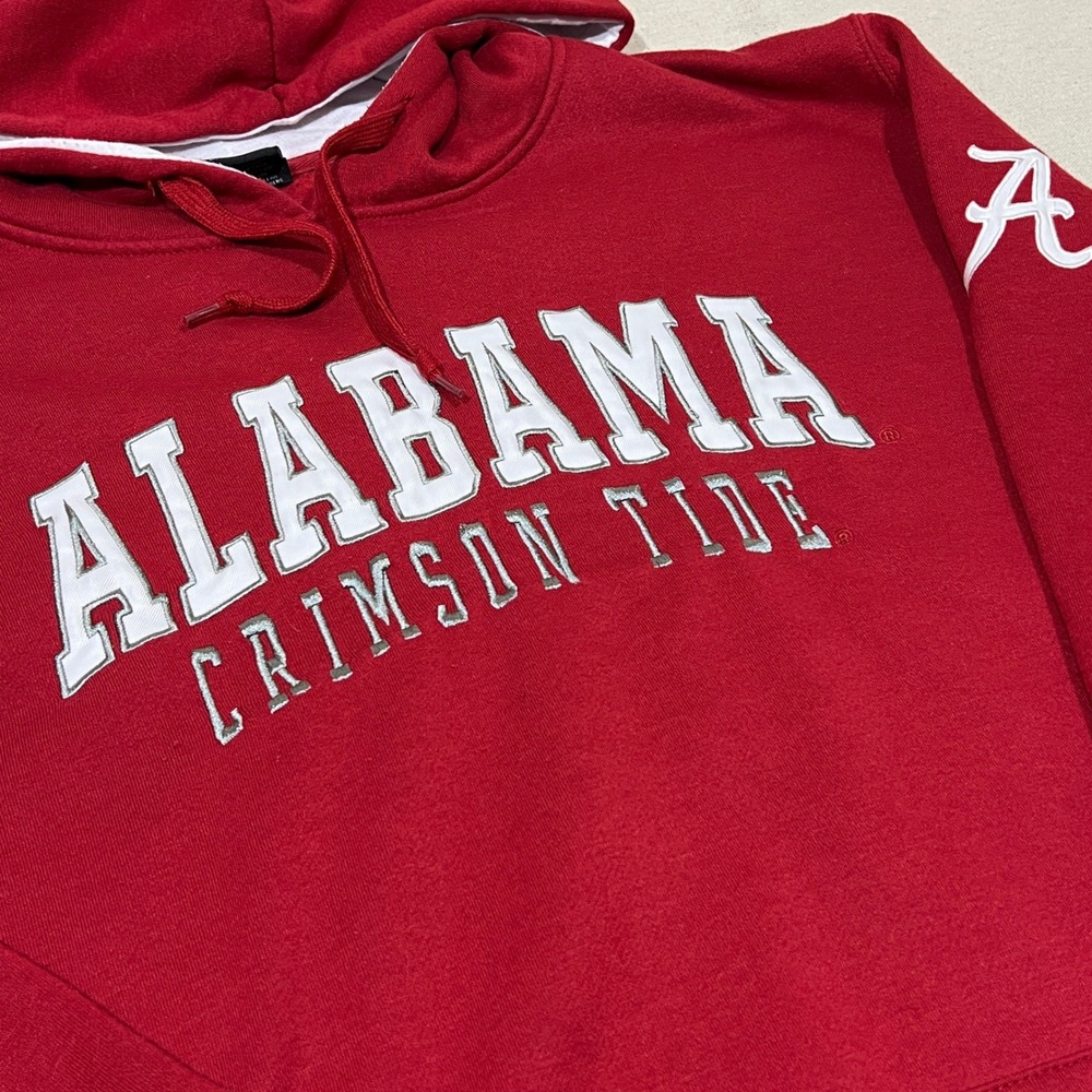 Alabama Crimson Tide‎ Colosseum Stitched Hoodie Sweatshirt Mens XXL Pullover Red